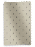 Emily Bond Charcoal Grey Wild Thyme roller blind - British product