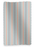 Emily Bond blue Cornish Stripe roller blind (British brand)