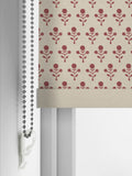 Emily Bond Swiss Red Hawthorn made to measure roller blind (British brand)