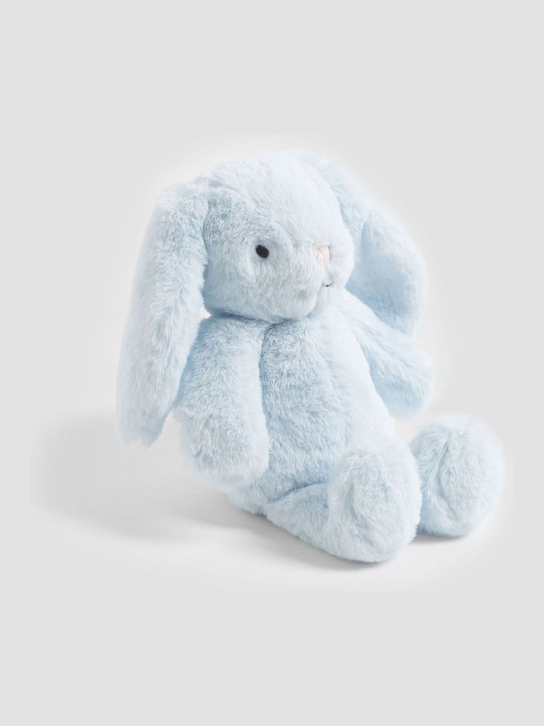 JoJo Maman Bébé Benny Blue Bunny soft toy 20cm, UK version
