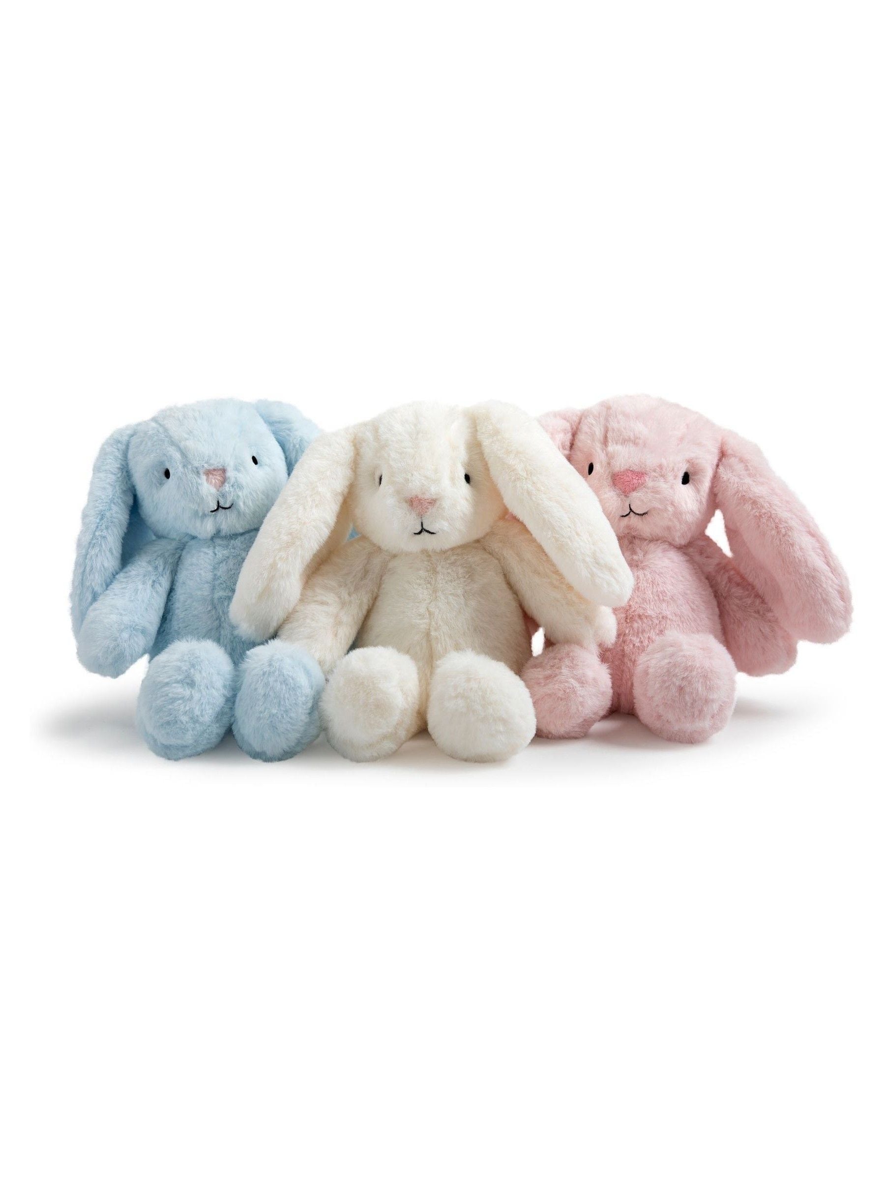 JoJo Maman Bébé Benny Blue Bunny soft toy 20cm, UK version