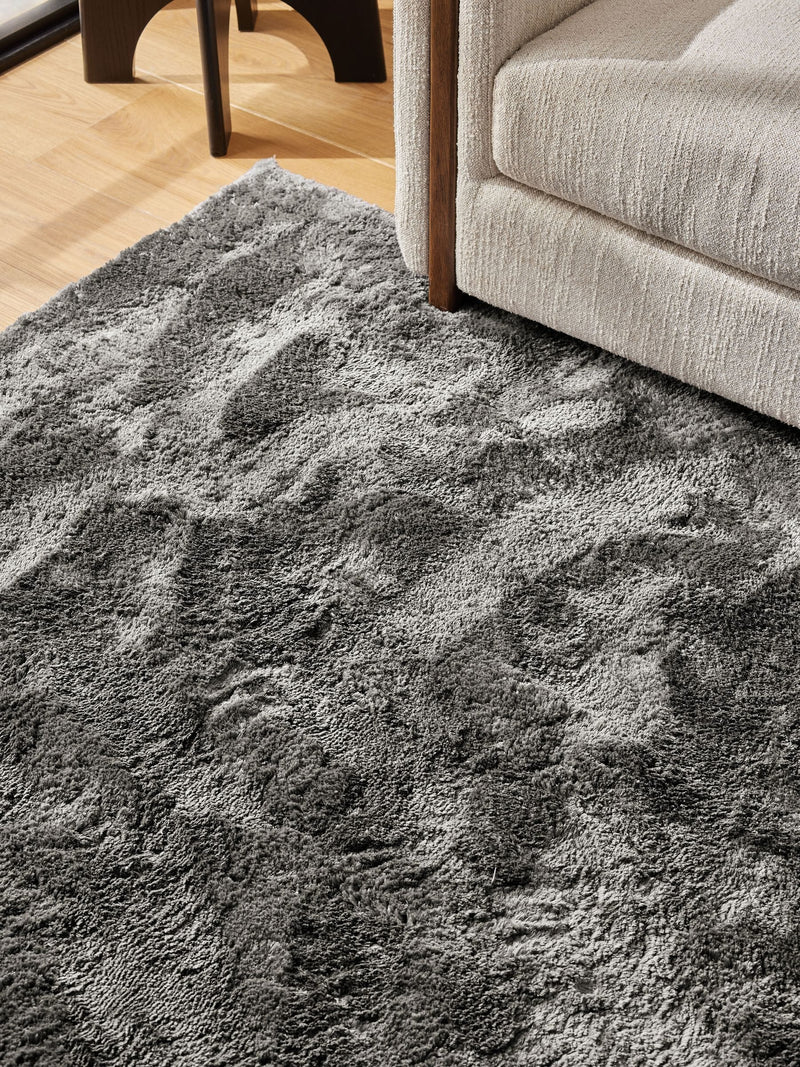Grey Super Softy rug (British brand)