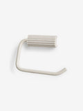Natural Rib Toilet Roll Holder with resin backplate - British product