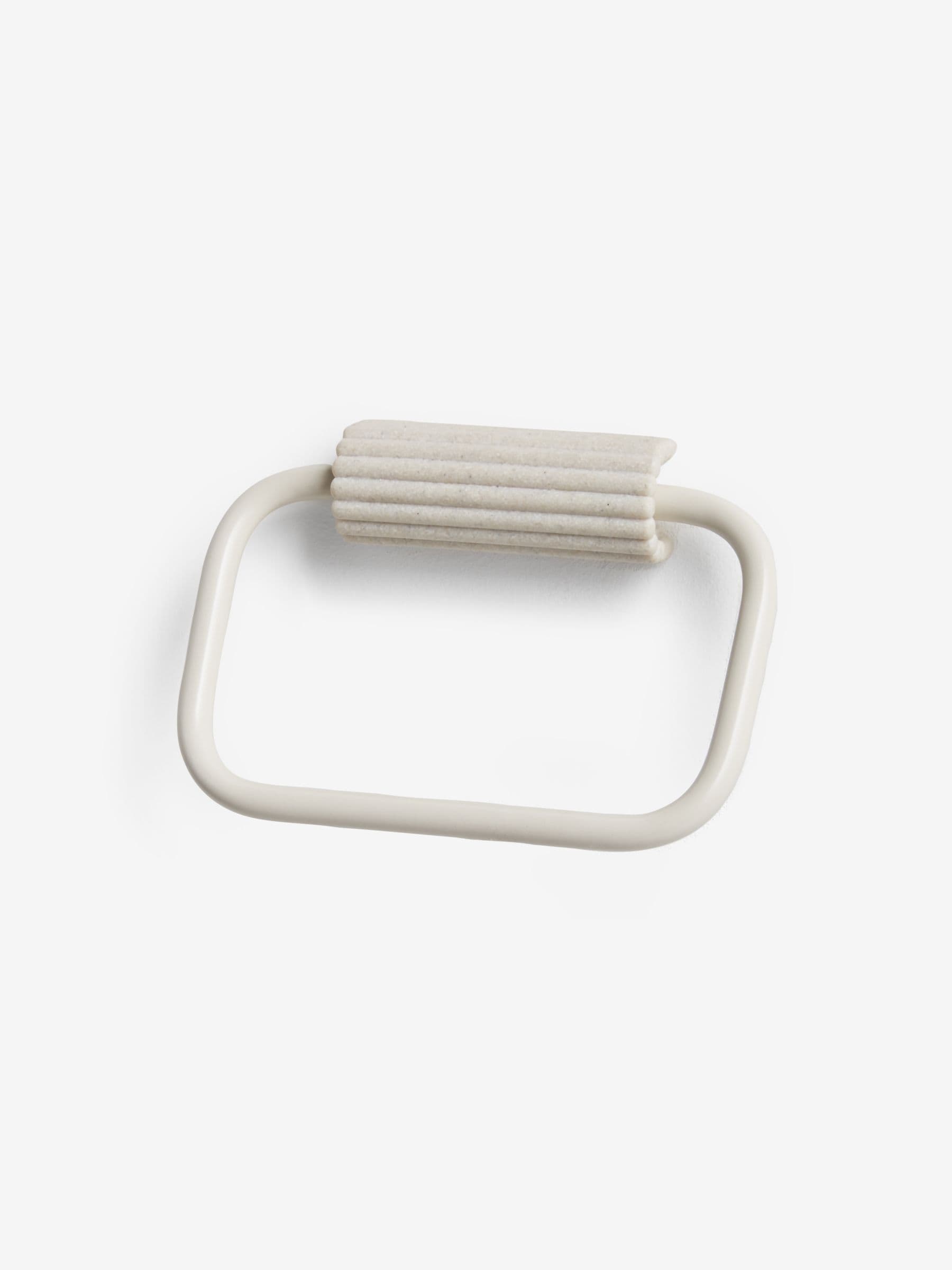 Natural Rib bathroom towel ring 15x11x2.5cm imported from the UK