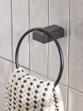Moderna chrome towel rail ring - British product
