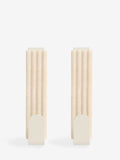 Natural Rib Over Door Hooks Set of 2 (British brand)
