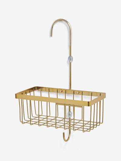 Gold Hängender Duschkorb 33x21x11.5cm