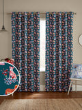 Cath Kidston teal green puppy fields made to measure curtains, UK version
