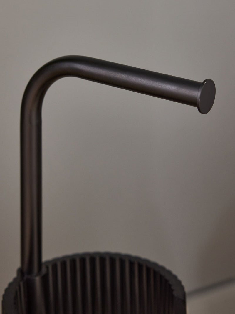 Natural Rib Toilet Roll Holder, imported from the UK