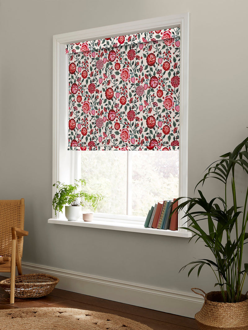 Cath Kidston made to measure roller blind with strawberry gardens pattern, imported from the UK