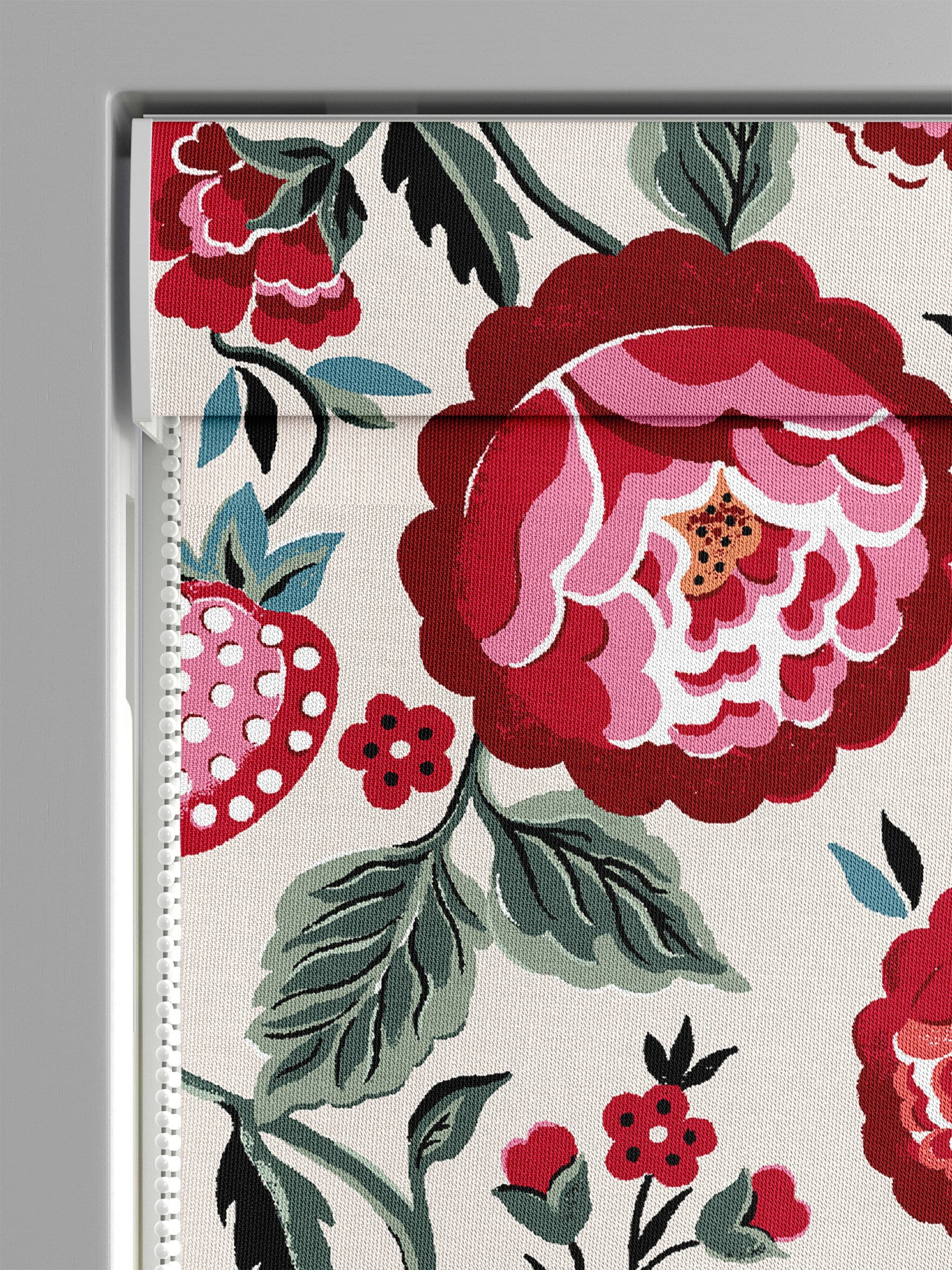 Cath Kidston roman blind strawberry gardens pattern, imported from the UK