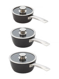 Judge Dark Grey Evertough 3 piece saucepan set, UK version