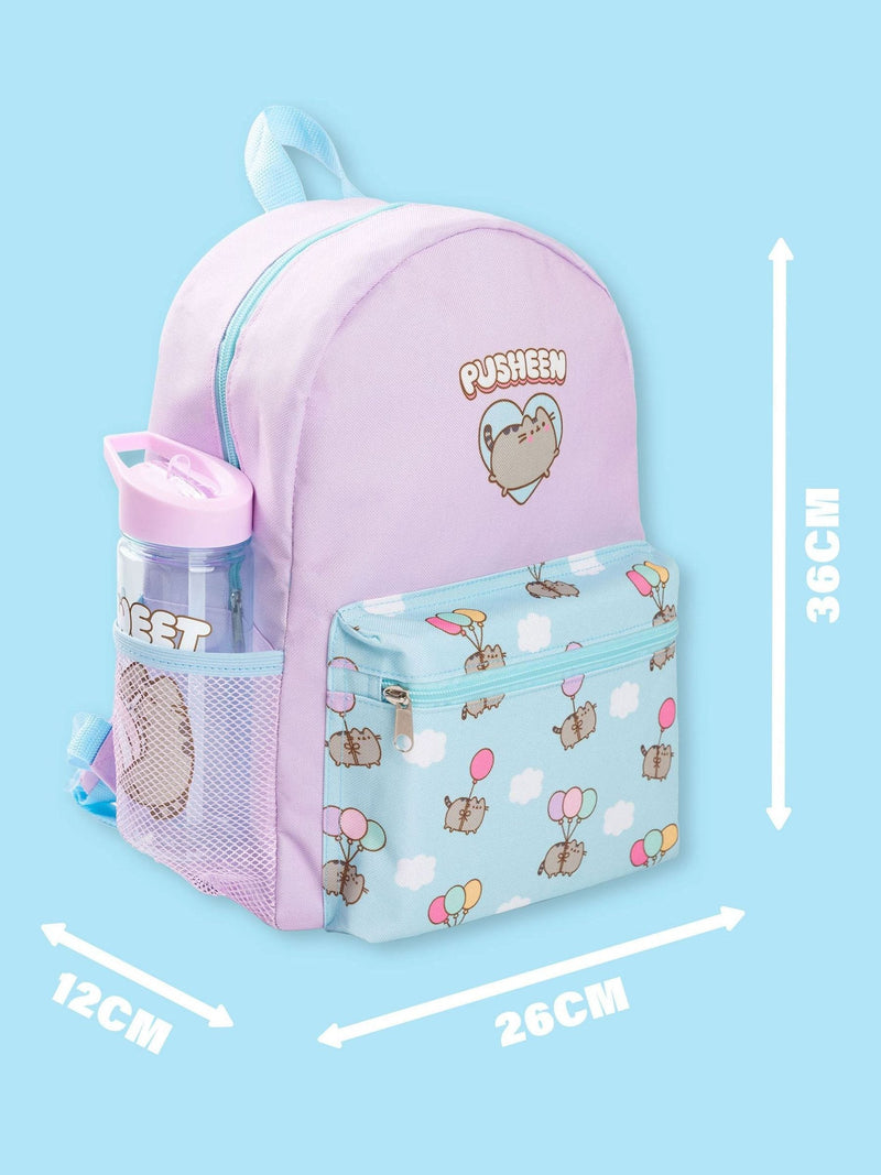 Vanilla Underground purple Pusheen backpack set 4 piece, UK version