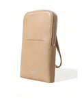 Dolce & Gabbana beige leather crossbody phone bag - British product