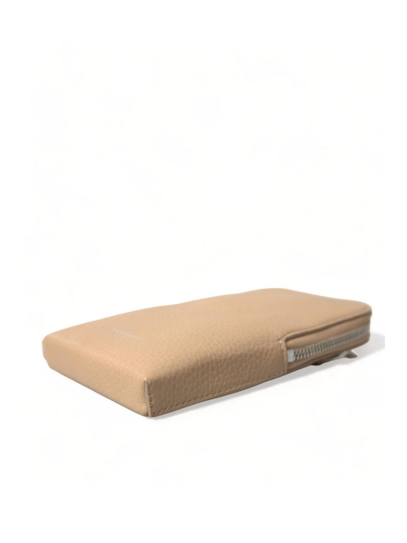 Dolce & Gabbana beige leather crossbody phone bag - British product