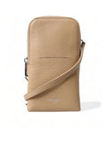 Dolce & Gabbana beige leather crossbody phone bag - British product