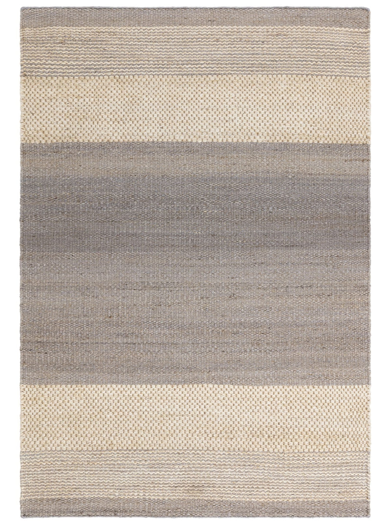 Asiatic Rugs grey and natural jute rug (British brand)