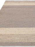 Asiatic Rugs grey and natural jute rug (British brand)