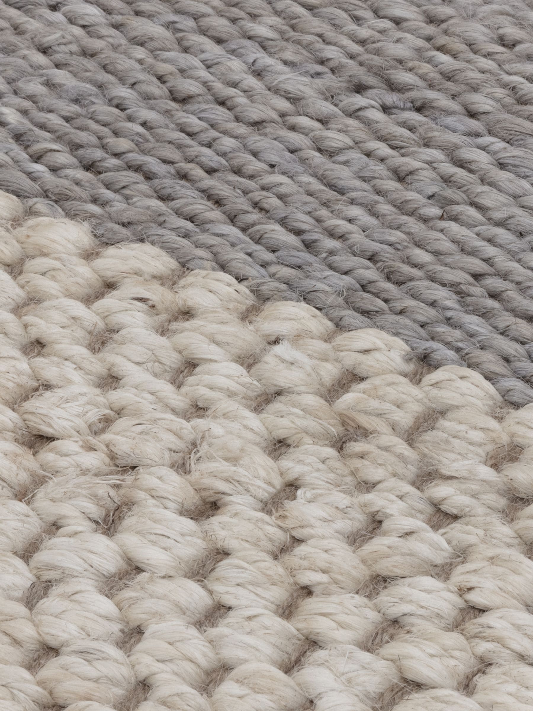 Asiatic Rugs grey and natural jute rug (British brand)