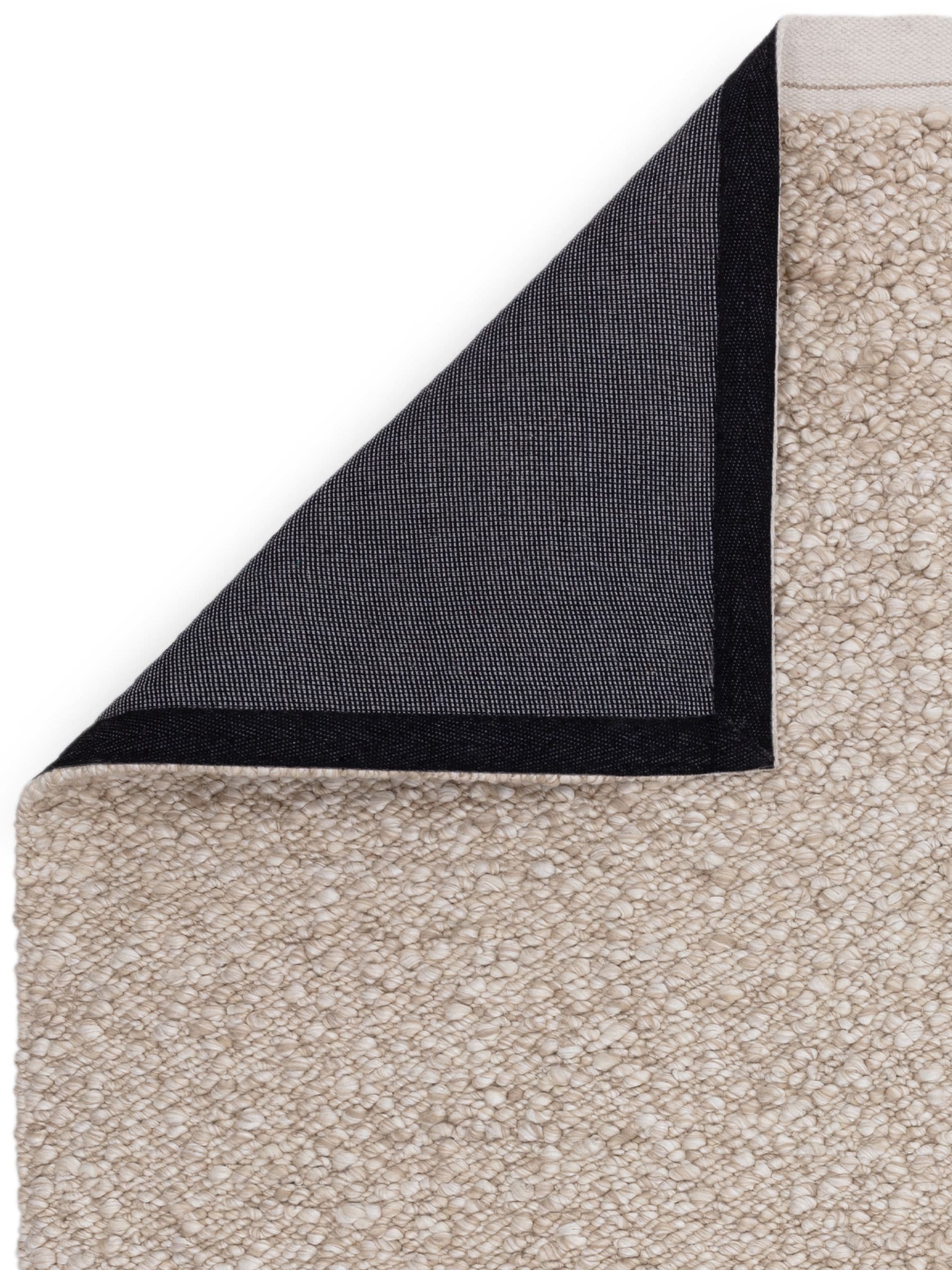 Asiatic Rugs Taupe Elm rug with chunky bouclé texture - British product