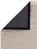 Asiatic Rugs Taupe Elm rug with chunky bouclé texture - British product