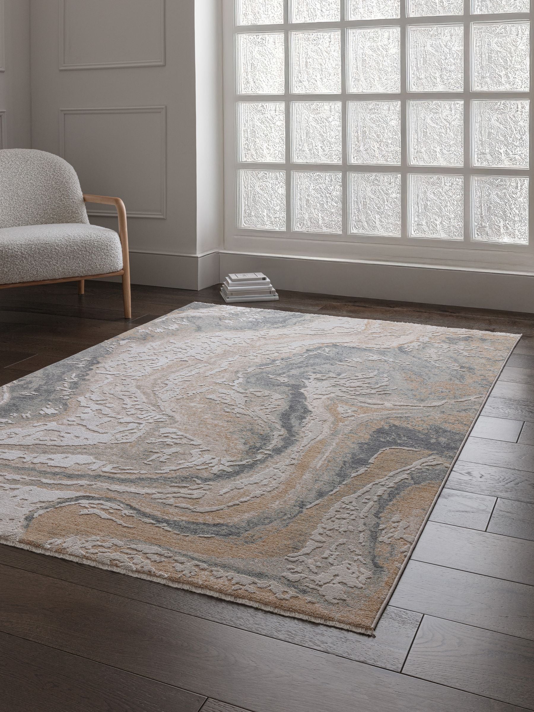 Asiatic Rugs beige Seville Oro rug, UK version
