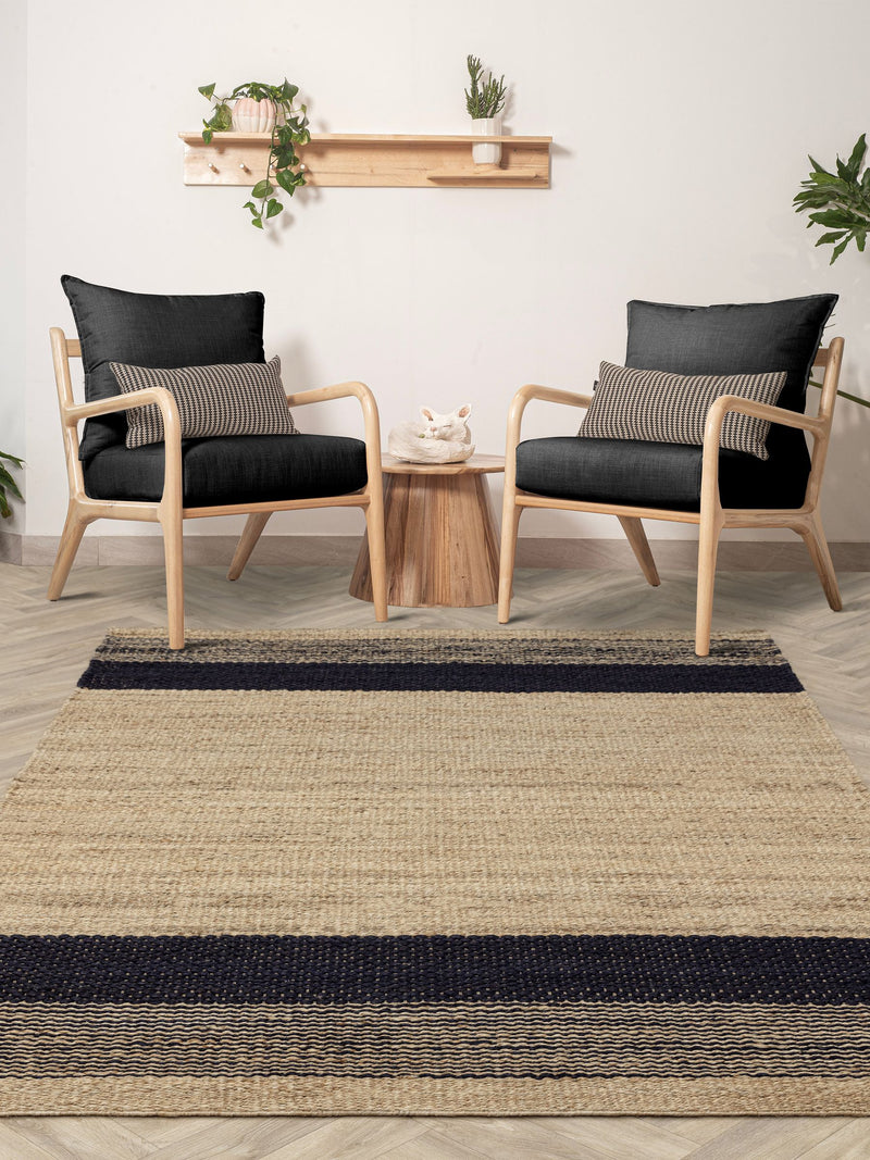 Asiatic Rugs Charcoal/Natural Jute Rug