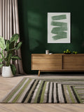 Asiatic Rugs Green Matrix Network Rug