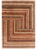 Asiatic Rugs hand-tufted terracotta orange network rug - British product