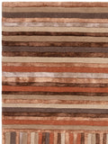 Asiatic Rugs hand-tufted terracotta orange network rug - British product