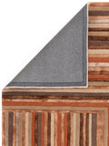 Asiatic Rugs hand-tufted terracotta orange network rug - British product