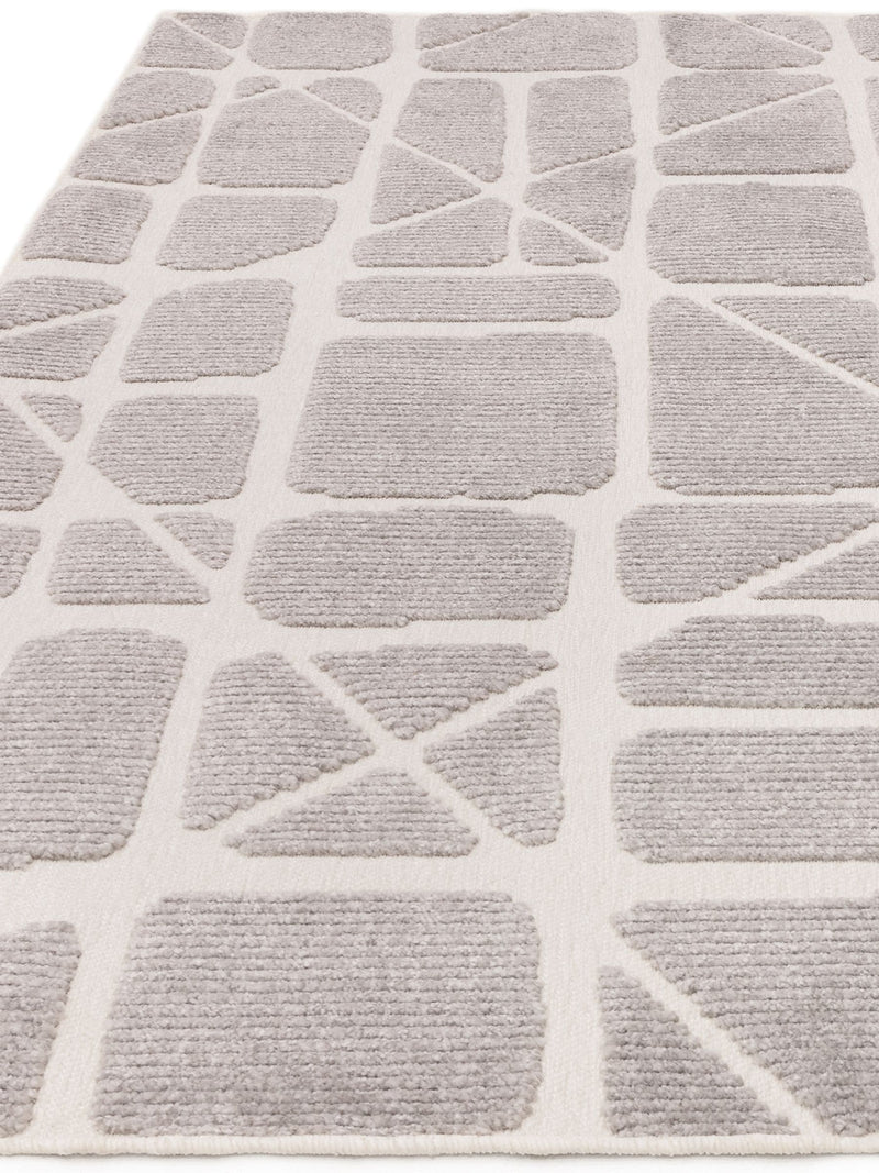 Asiatic Rugs Grey Freja washable rug, imported from the UK