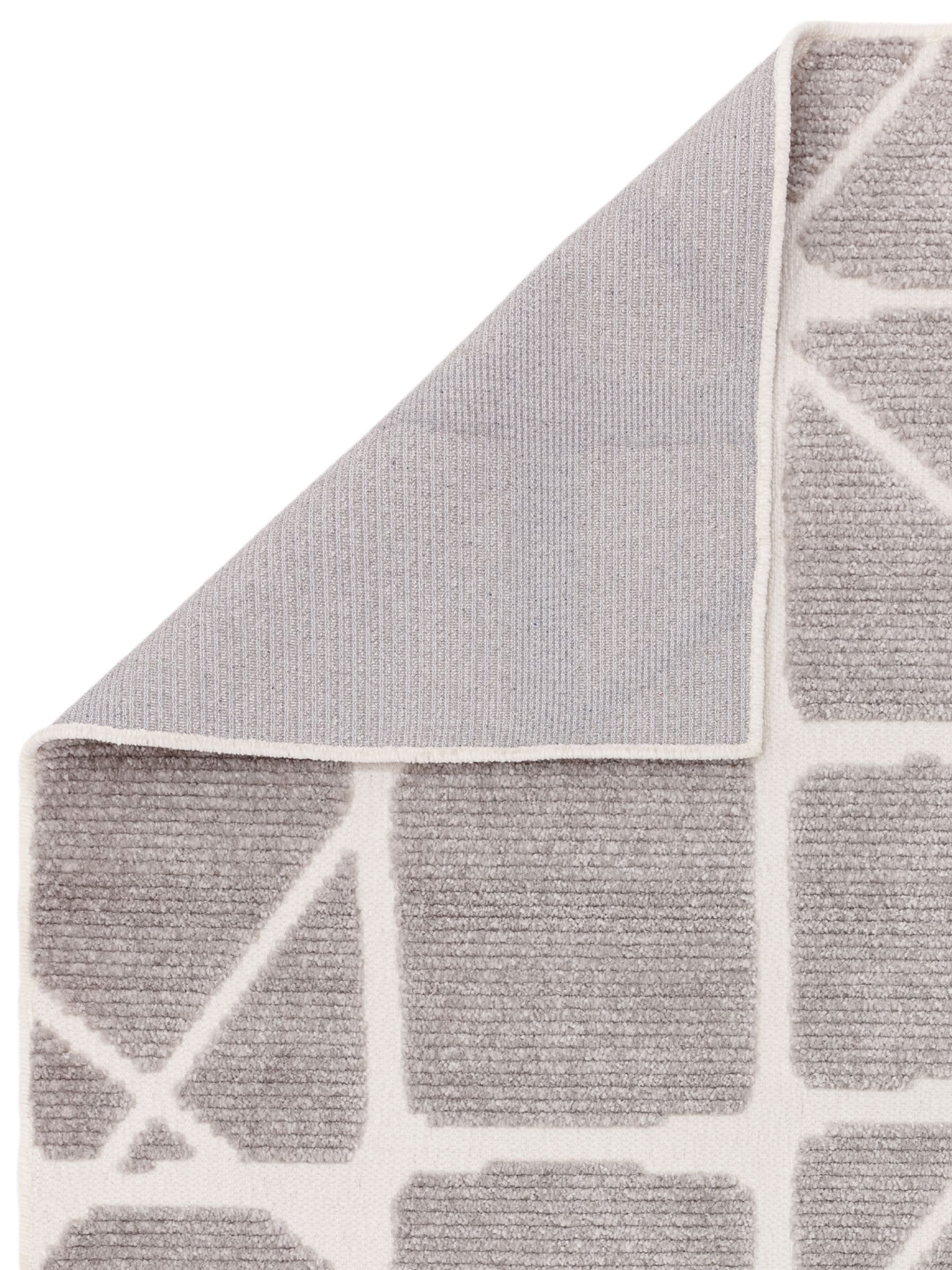 Asiatic Rugs Grey Freja washable rug, imported from the UK