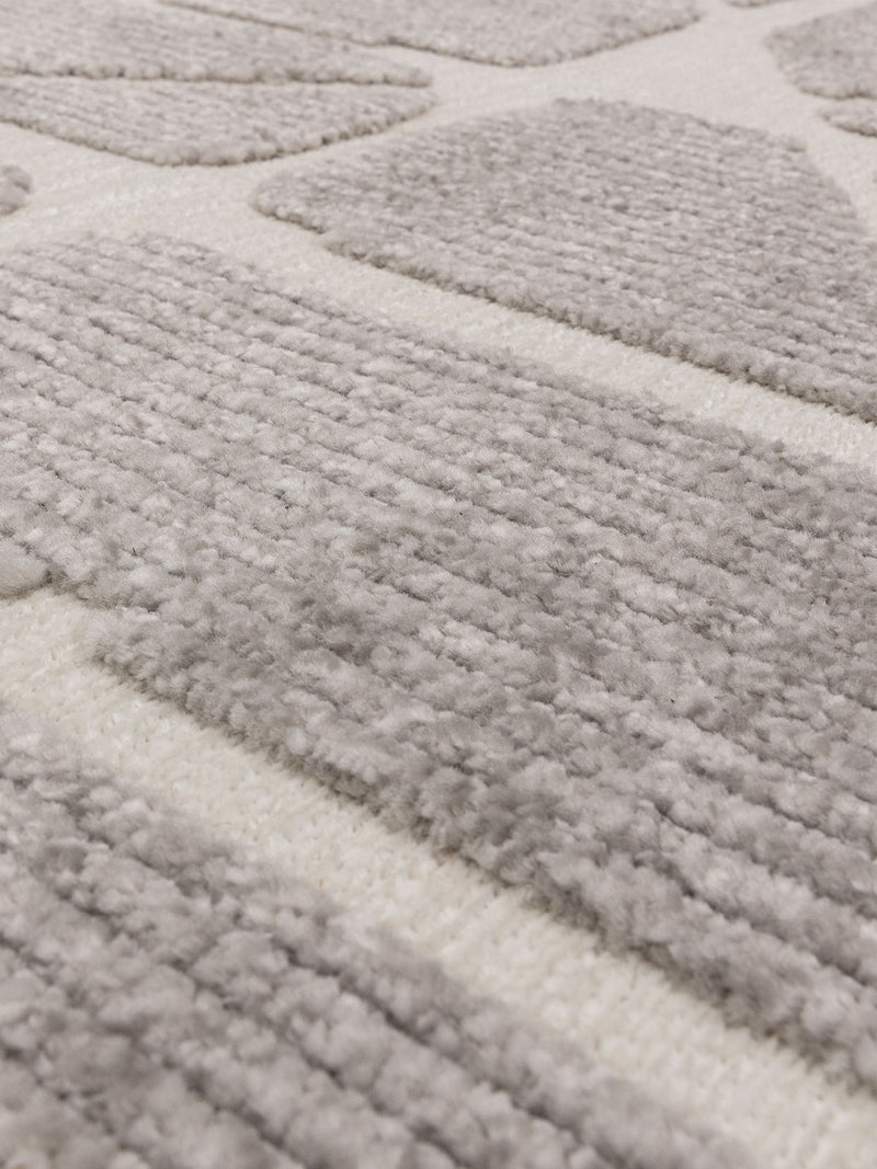 Asiatic Rugs Grey Freja washable rug, imported from the UK