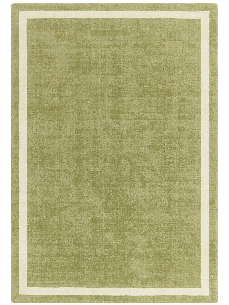 Asiatic Rugs Green Albi Border Wool Rug - British product