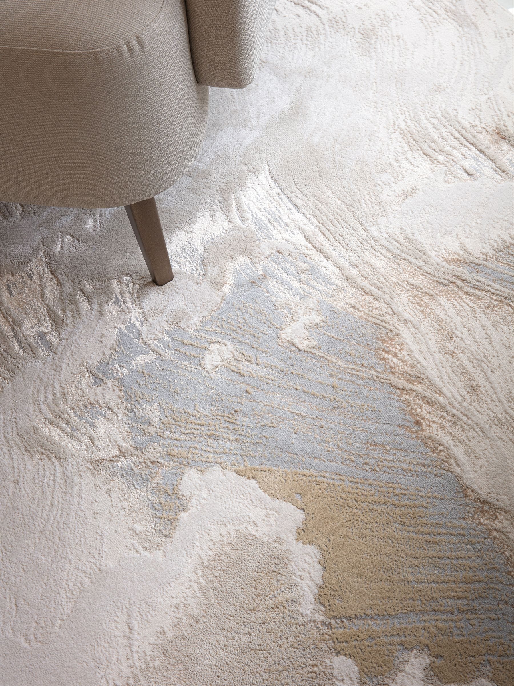 Asiatic Rugs Silver Aurora Cliff rug, imported from the UK
