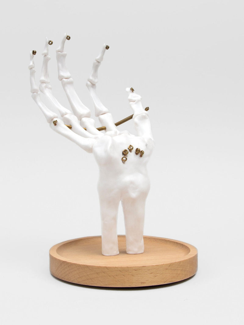 Suck UK White Skeleton Hand Jewellery Tidy 0.1Kg (British brand)