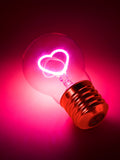 Suck UK pink cordless heart lightbulb (British brand)