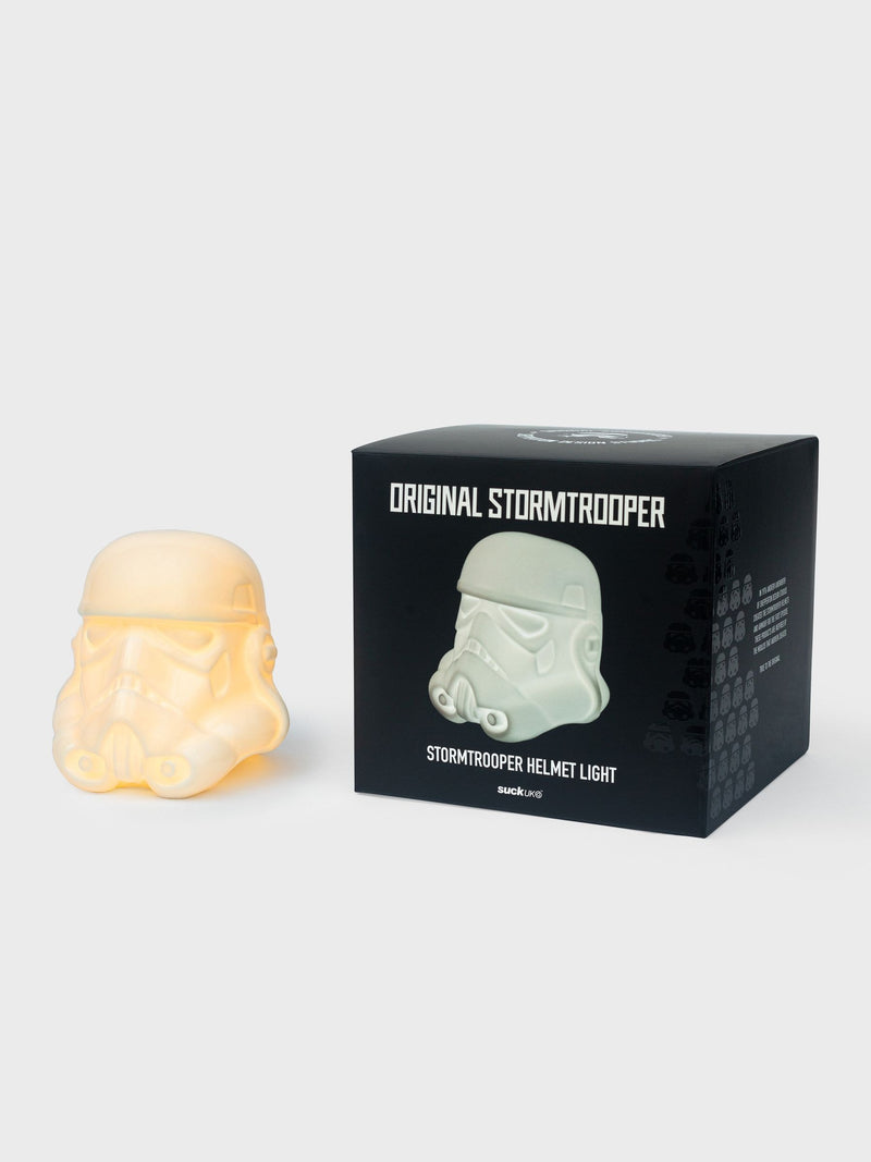 Suck UK ceramic stormtrooper helmet lamp with LED light - British product