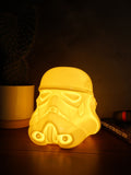Suck UK ceramic stormtrooper helmet lamp with LED light - British product