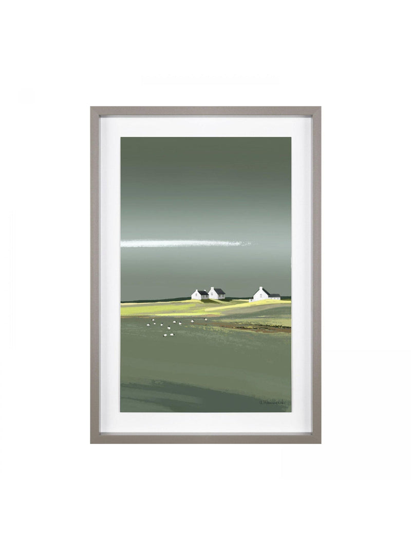 Art Marketing Grey Aura framed wall art 60cm high, UK version