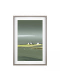 Art Marketing Grey Aura framed wall art 60cm high, UK version