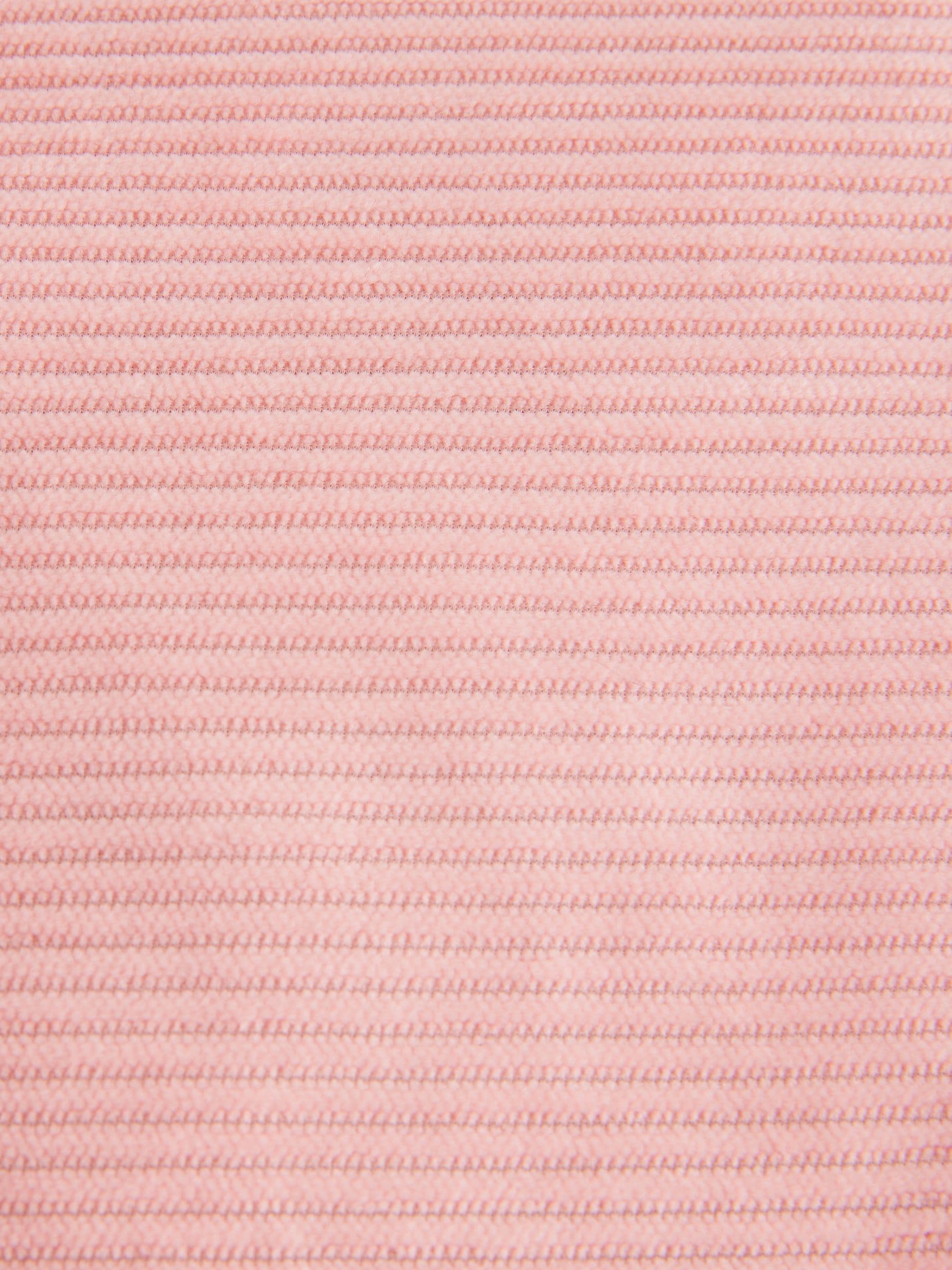 Pink corduroy round pet bed for small dogs and cats - British product