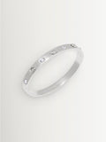 COACH silver tone signature stone bangle bracelet - British product