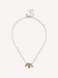 COACH Black Enamel C Chain Rondell Necklace - British product