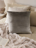 Sage Green Velvet Pleat Cushion - 59 x 59cm