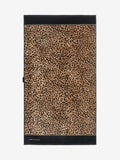 Rockett St George leopard print velour towel with Wet & Wild slogan, UK version