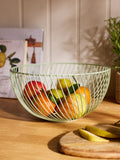 Black Wire Fruit Bowl Kitchen Bowl