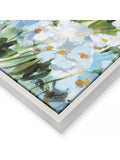 Art Marketing grey wild daisy bay canvas wall art 71.5cm x 91.5cm - British product