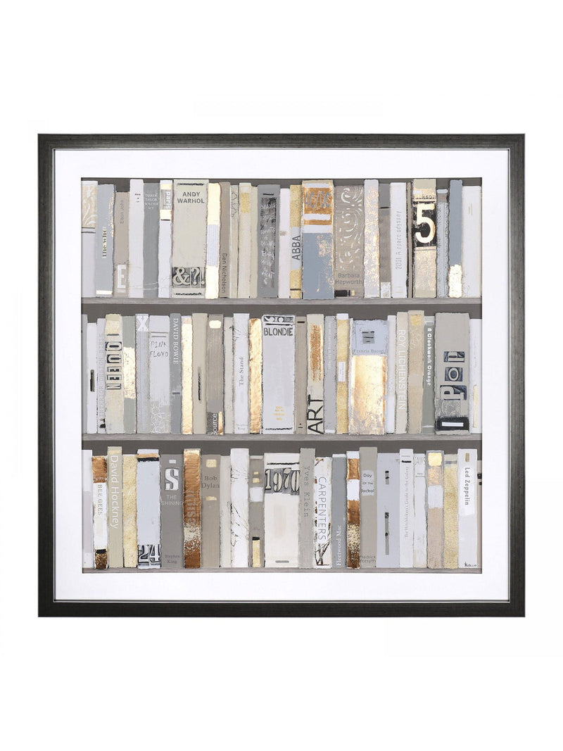 Art Marketing The Library framed wall art 90x90cm, UK version
